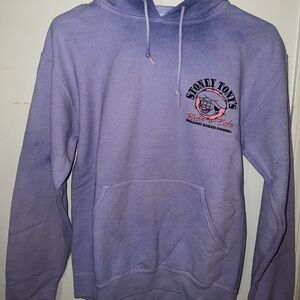 OPEN 925 men’s small Stoney Tony purple hoodie